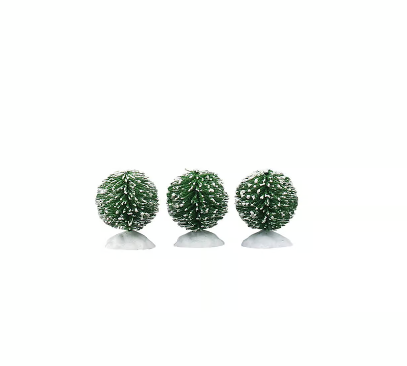 Arbre à soies rond, mini, lot de 3