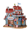 Boutique de Noël du Père Noël en bord de mer