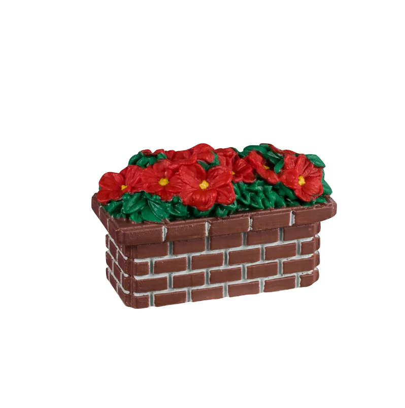 Pot de fleurs en poinsettia